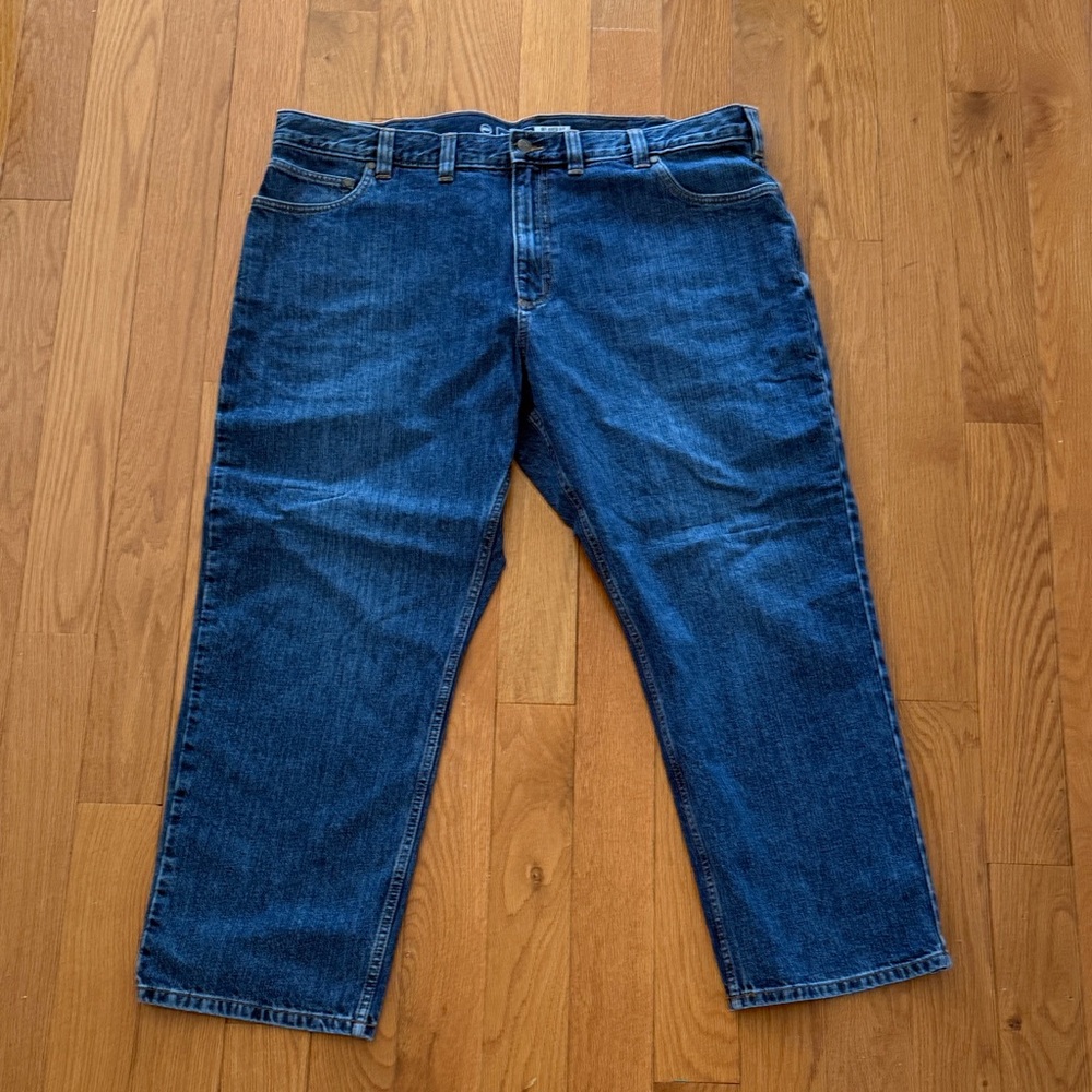 Carhartt Men's Relaxed Fit 5-Pocket Straight Blue Jeans